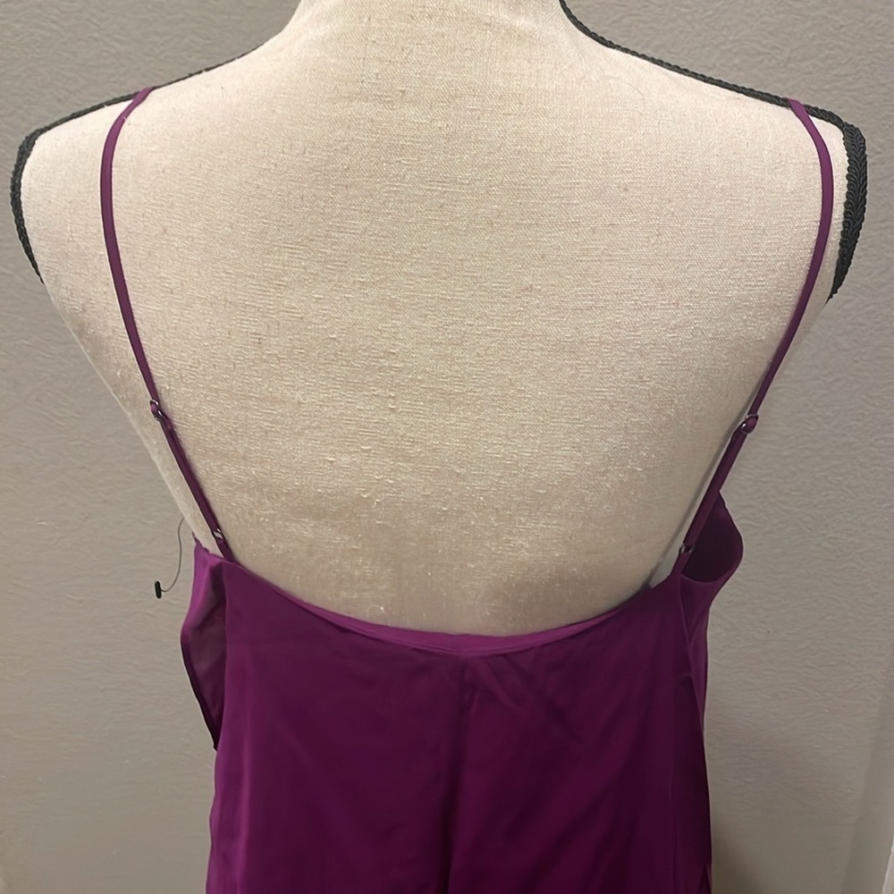 NWOT Alice + Olivia Purple Silk Mini Dress Size Small - Picture 8 of 10